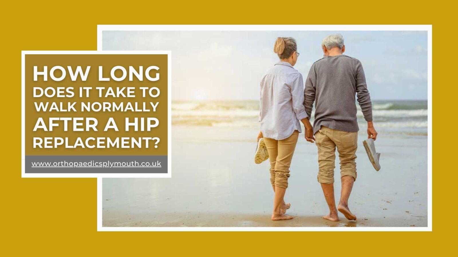 How long does it take to walk normally after a hip replacement?