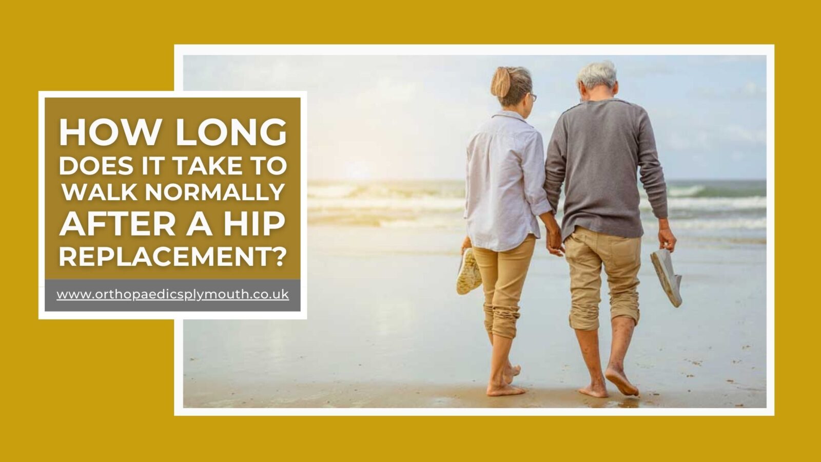 Walking normally after a hip replacement. How long does it take?