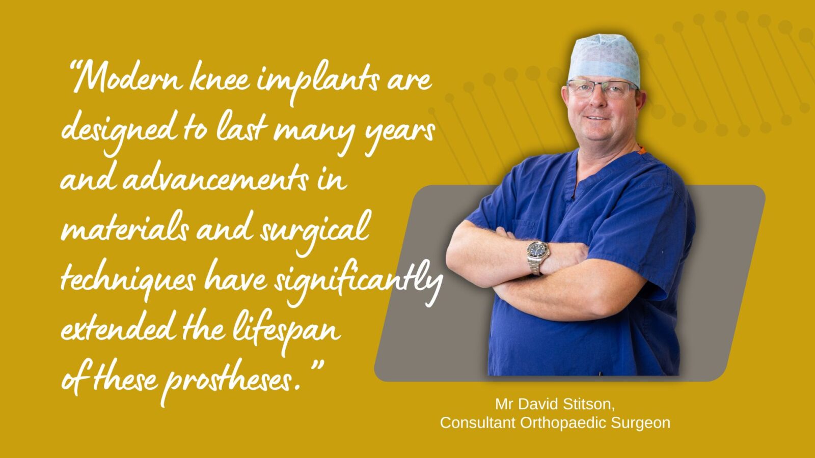 What is the Success Rate for Knee Replacement Surgery? | David Stitson Orthopaedic Surgeon | Plymouth