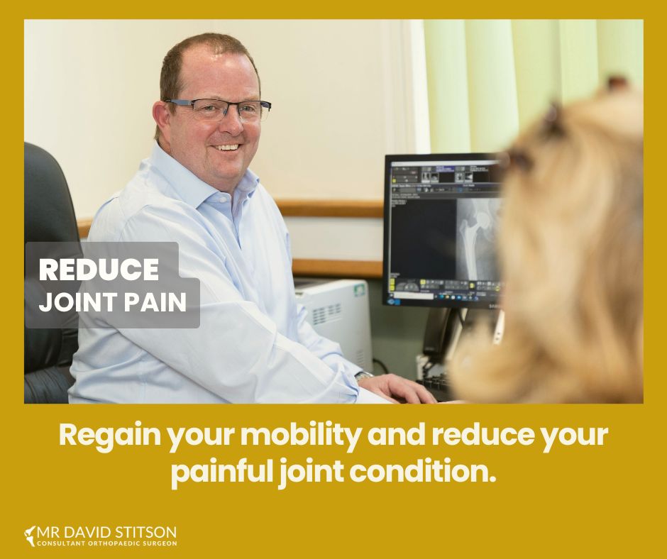 4 Tips to Make the Most of Your Consultation with Mr Stitson | Mr David Stitson | CONSULTANT ORTHOPAEDIC SURGEON | Plymouth Become familiar with the symptoms associated with your Hip Pain or Knee Pain and take note of any that you are experiencing.